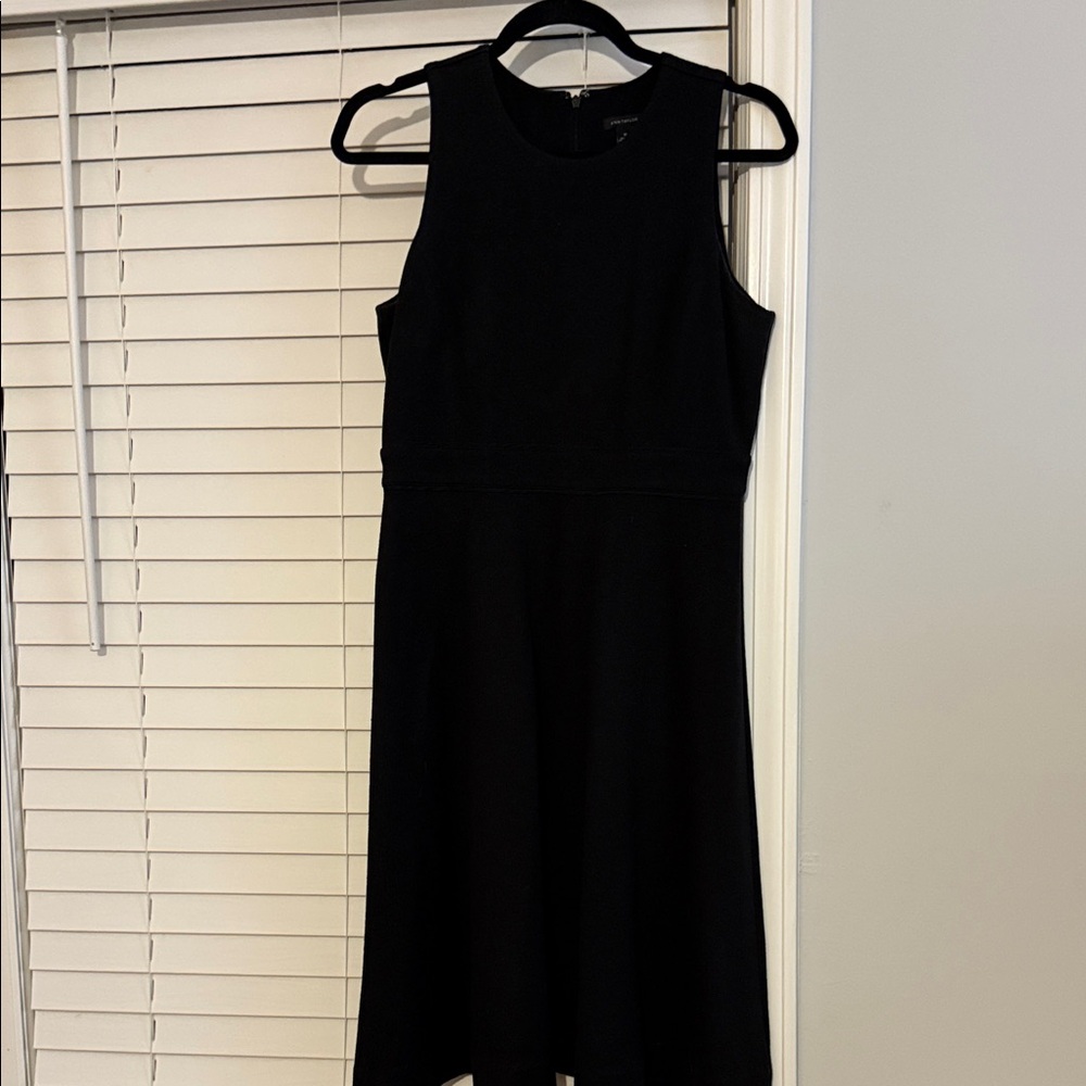 Ann Taylor Classic Black Midi Dress